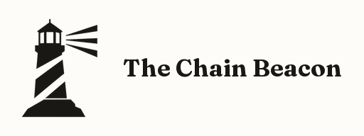 The Chain Beacon Rectangular logo — 512×192, solid