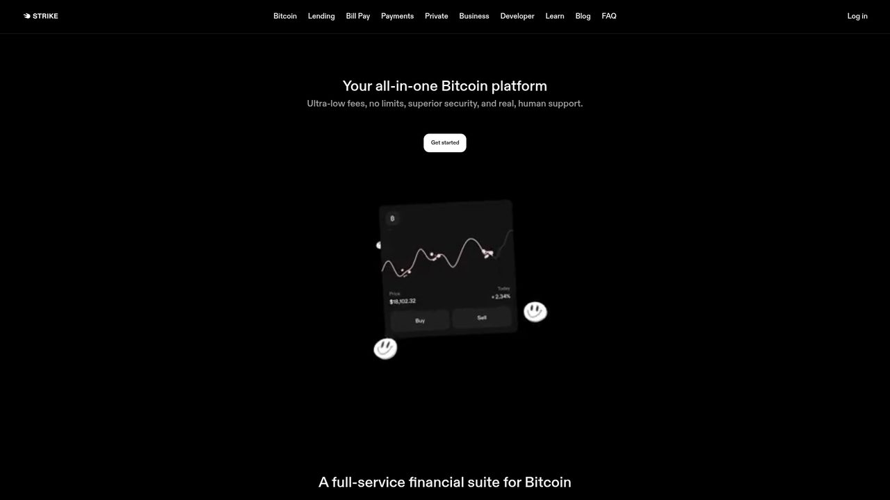 Strike hides Bitcoin and Lightning rails behind an ordinary dollar-to-dollar payment